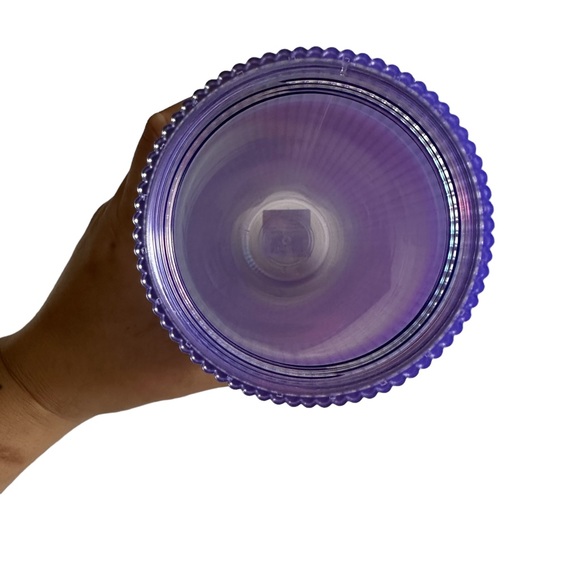 Starbucks Fall 2023 Purple Pleated Soft Touch Plastic Venti Cold Cup Chapter 3 - Picture 6 of 8